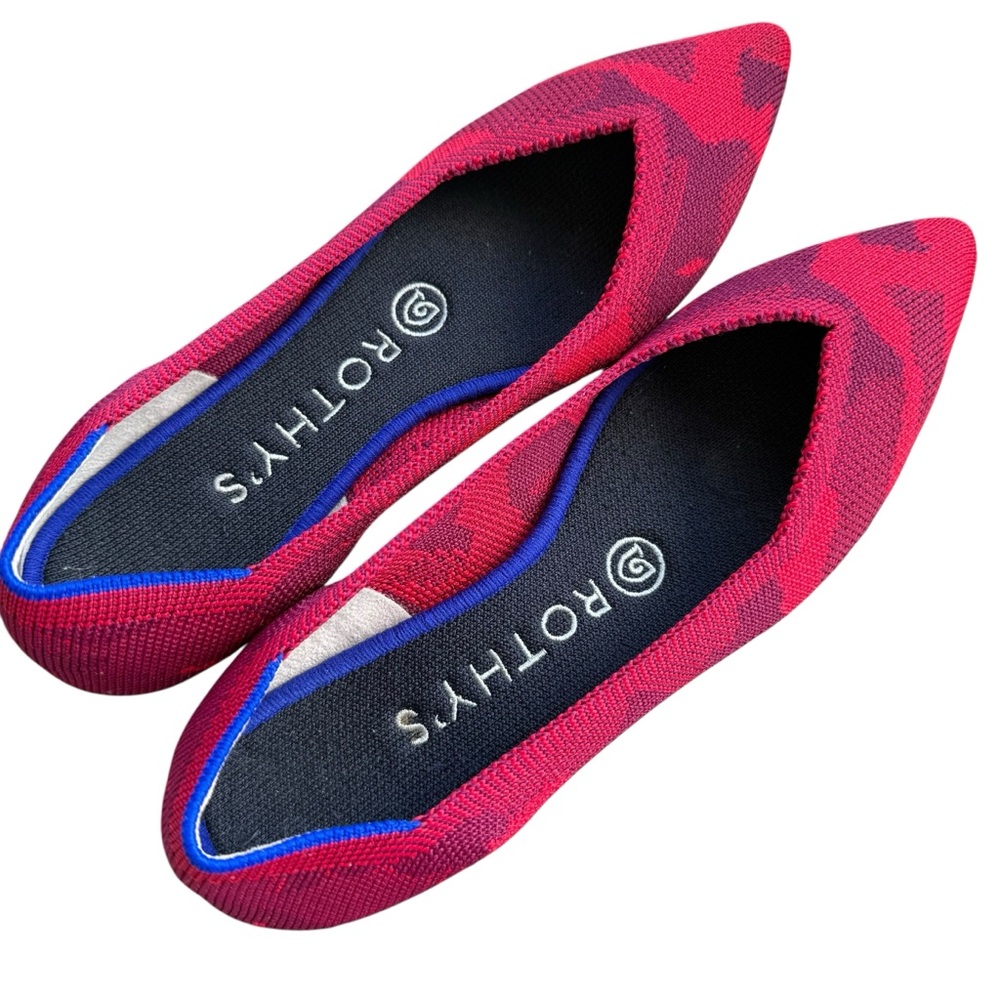 Rothy's Women's Red Flats - Picture 5 of 9